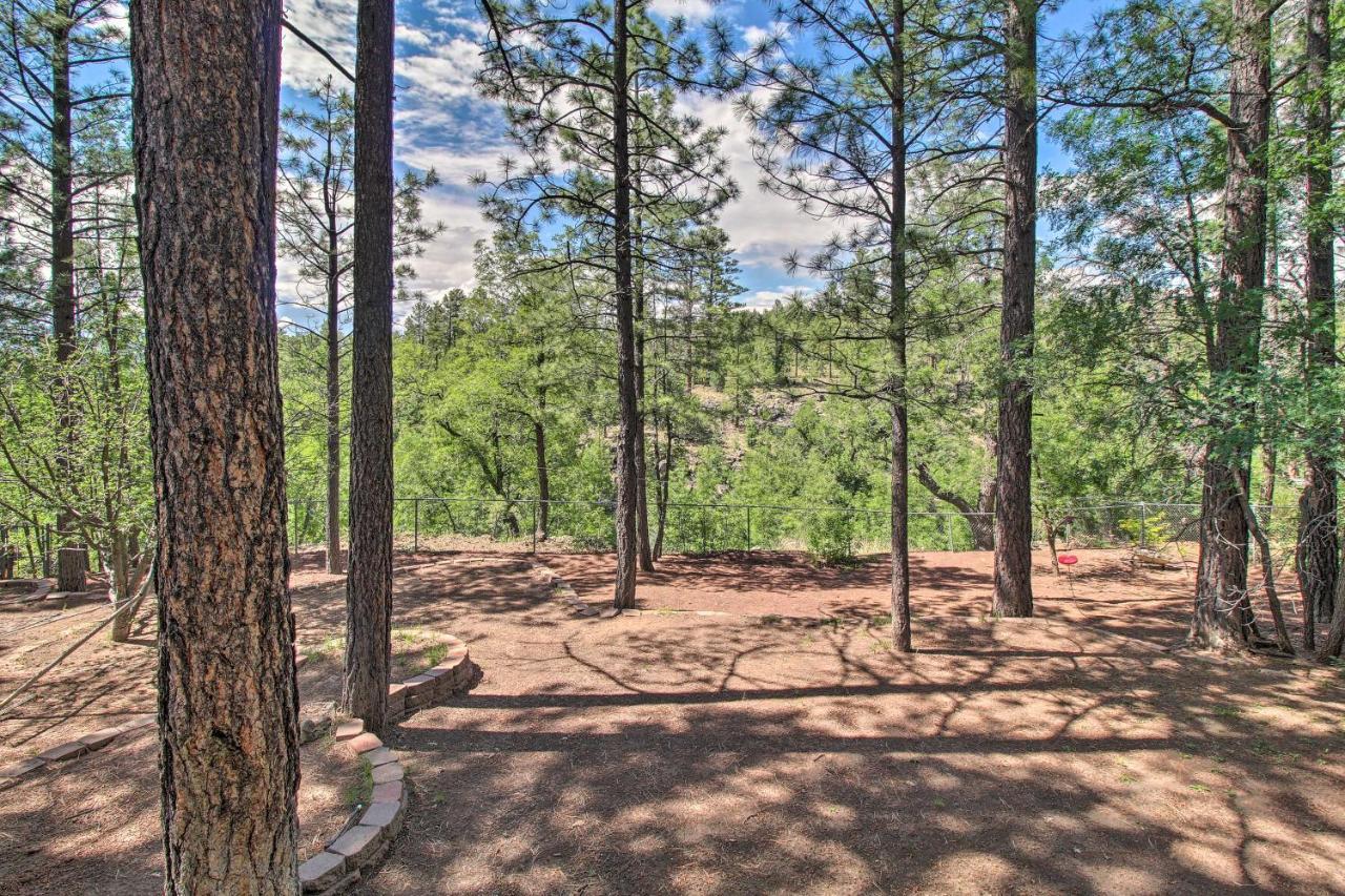 Beautiful Creekside Cabin Secret Game Room! Pinetop-Lakeside Exterior foto