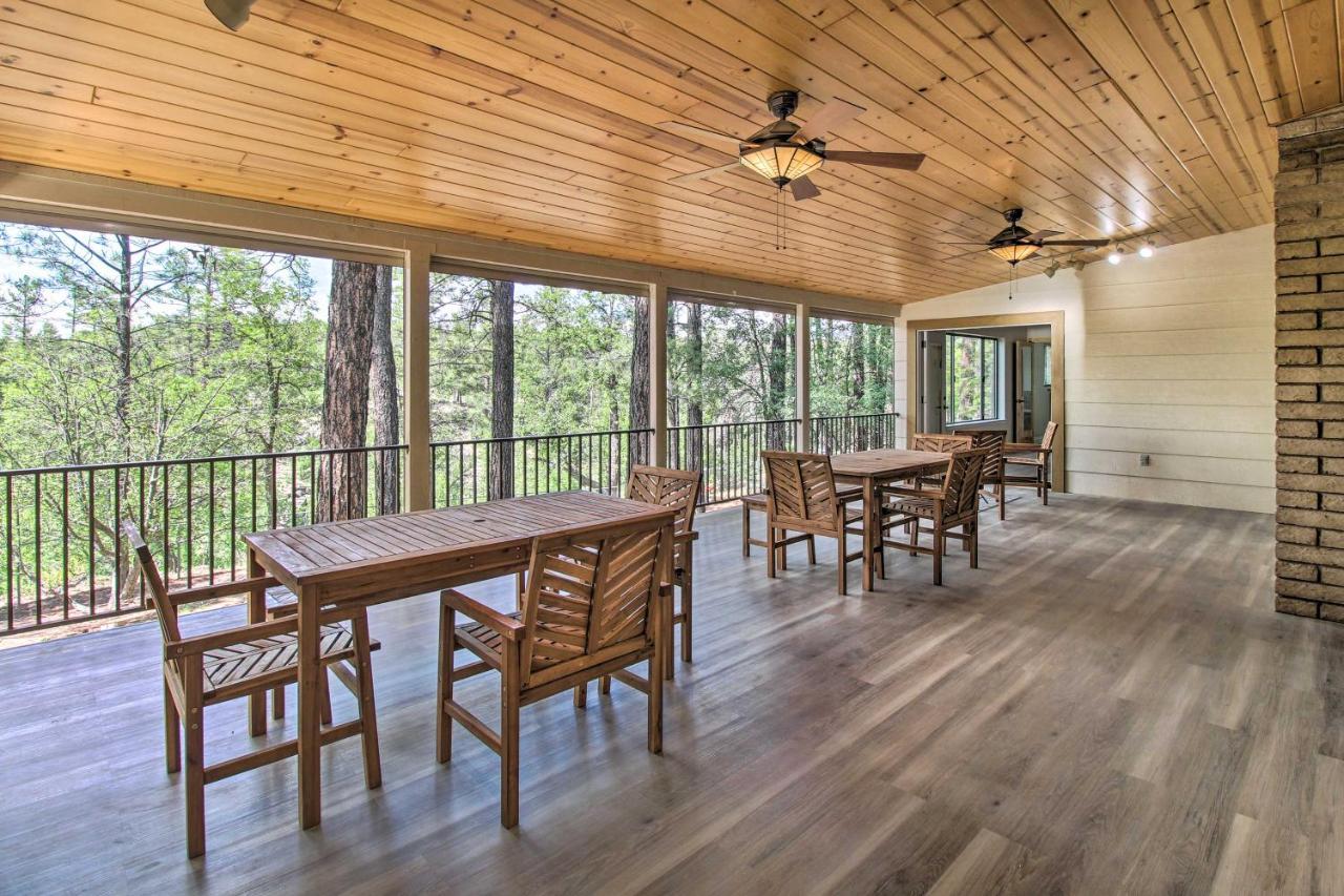 Beautiful Creekside Cabin Secret Game Room! Pinetop-Lakeside Exterior foto